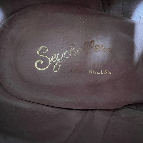 Seychelles silver boot metallic around the world Perforated Double Zipper 9.5 - Picture 7 of 9